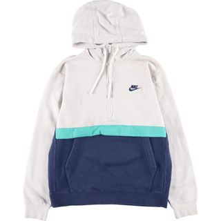 ナイキ(NIKE)の古着 ナイキ NIKE スウェットハーフジップパーカー メンズM /eaa398238(スウェット)