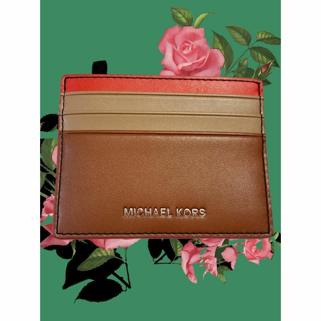 MK-305 MICHAEL KORS カードケース ラゲッジ/サングリア