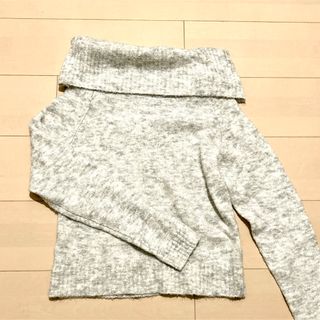 ジーユー(GU)のGU ジーユー　2way オフショルニットトップス　美品(ニット/セーター)