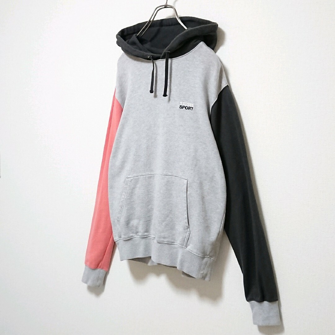 stussy sport プルオーバー　パーカー　フーディー　ステューシー