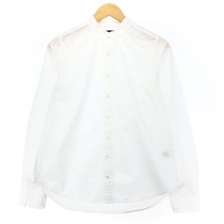 ジェイクルー(J.Crew)の古着 ジェイクルー J.Crew 長袖 スタンドカラーブラウス レディースM /eaa414418(シャツ/ブラウス(長袖/七分))