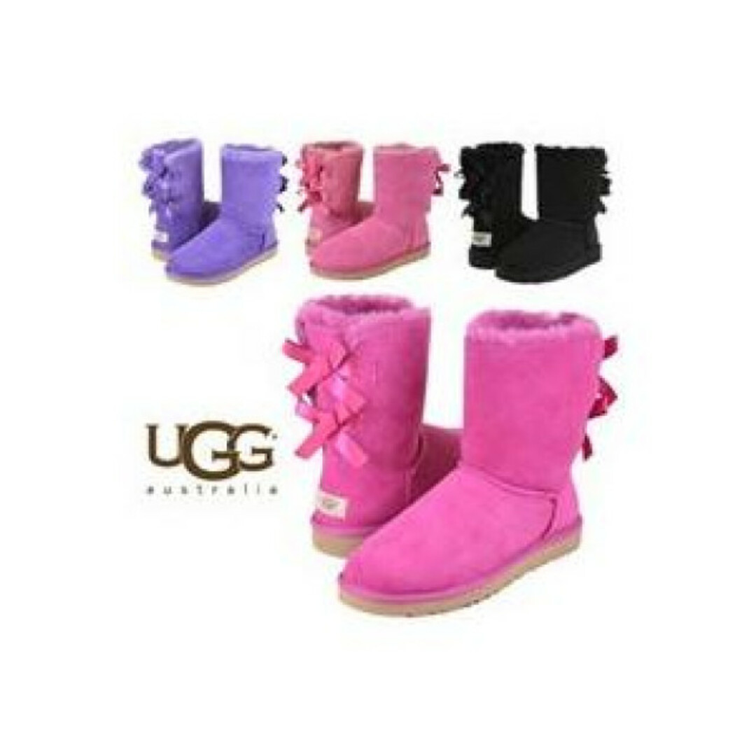 UGG(アグ)の新品♡24m♡ショートブーツ♡モコモコ♡ブルー レディースの靴/シューズ(ブーツ)の商品写真