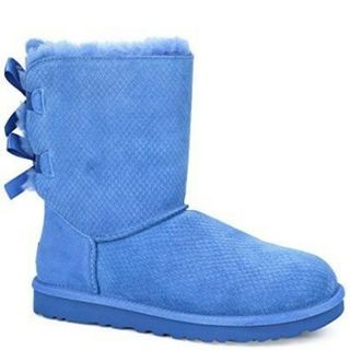 アグ(UGG)の新品♡24m♡ショートブーツ♡モコモコ♡ブルー(ブーツ)