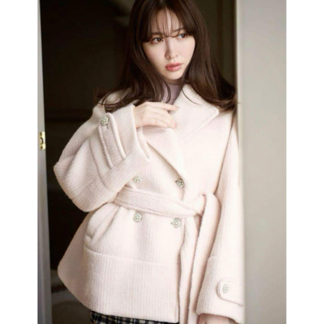 Her lip to(ハーリップトゥ)のHer lip to Odette Wool-Blend Coat レディースのジャケット/アウター(その他)の商品写真