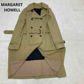 マーガレットハウエル(MARGARET HOWELL)のマーガレットハウエル　トレンチコート　ライナー脱着　ベルト　ベージュ　M相当(トレンチコート)