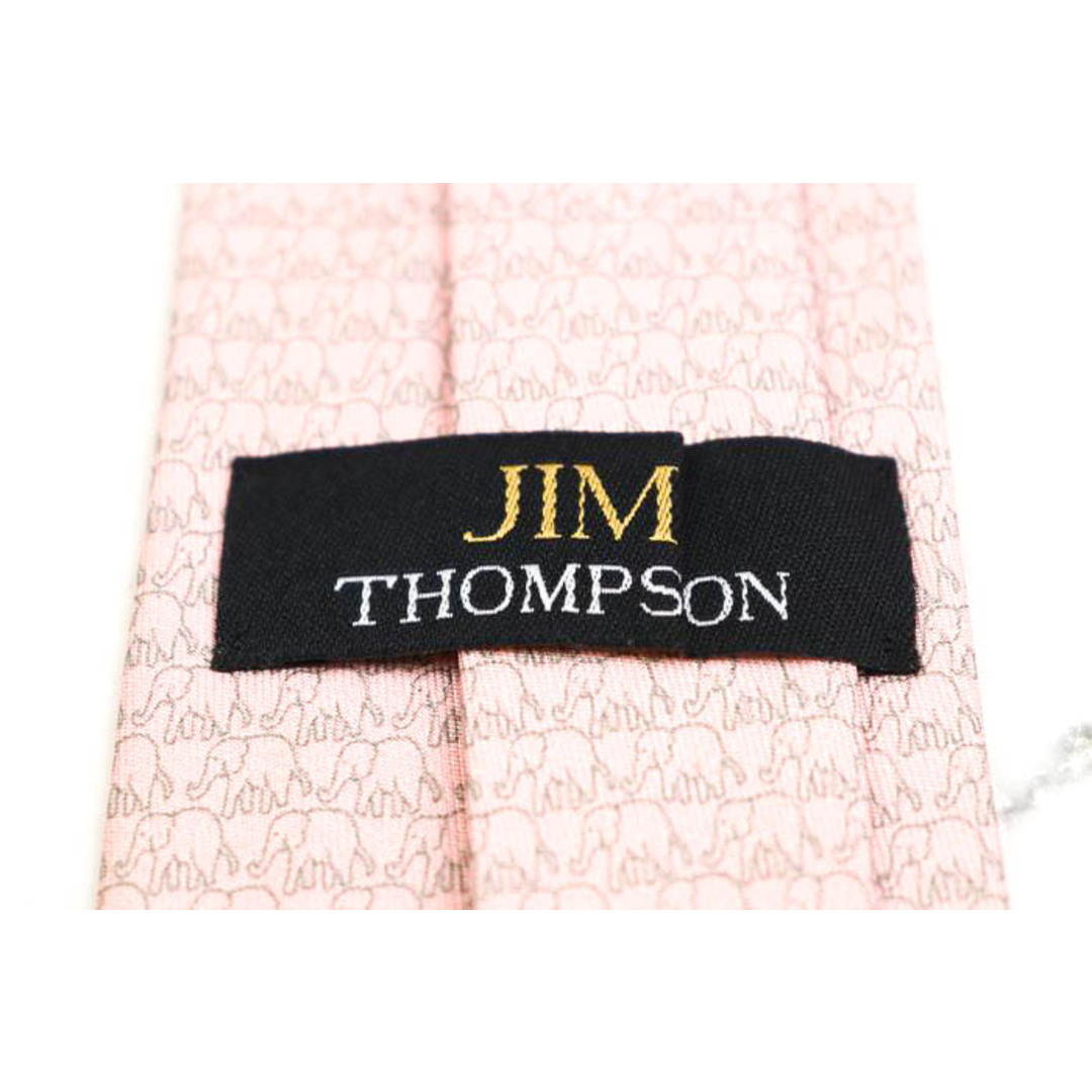 Jim Thompson(ジムトンプソン)のジムトンプソン ブランドネクタイ 動物柄 ゾウ 総柄 シルク メンズ ピンク JIM THOMPSON メンズのファッション小物(ネクタイ)の商品写真