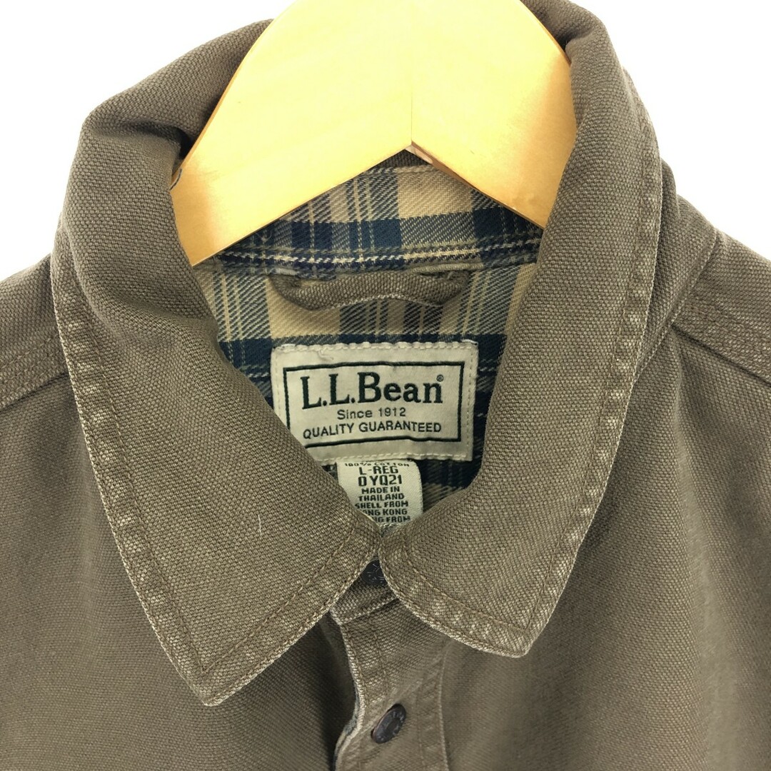 L.L.Bean(エルエルビーン)の古着 00年代 エルエルビーン L.L.Bean 長袖 ダックワークシャツ メンズL /eaa412990 メンズのトップス(シャツ)の商品写真