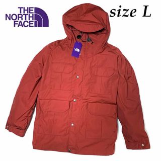 ザノースフェイス(THE NORTH FACE)の新品　Lサイズ　ノースフェイスパープルレーベル　マウンテンパーカー　レッド　赤(マウンテンパーカー)