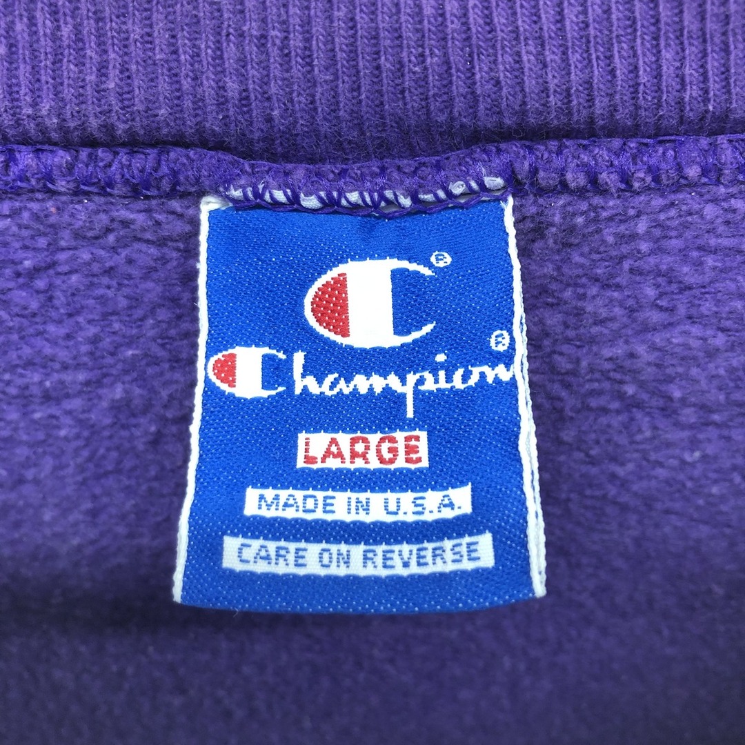 Champion(チャンピオン)の古着 90年代 チャンピオン Champion スウェットシャツ トレーナー USA製 レディースXL ヴィンテージ /eaa412186 レディースのトップス(トレーナー/スウェット)の商品写真