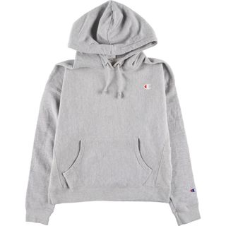 チャンピオン(Champion)の古着 チャンピオン Champion リバースウィーブ 復刻 単色タグ スウェットプルオーバーパーカー レディース /eaa414347(トレーナー/スウェット)