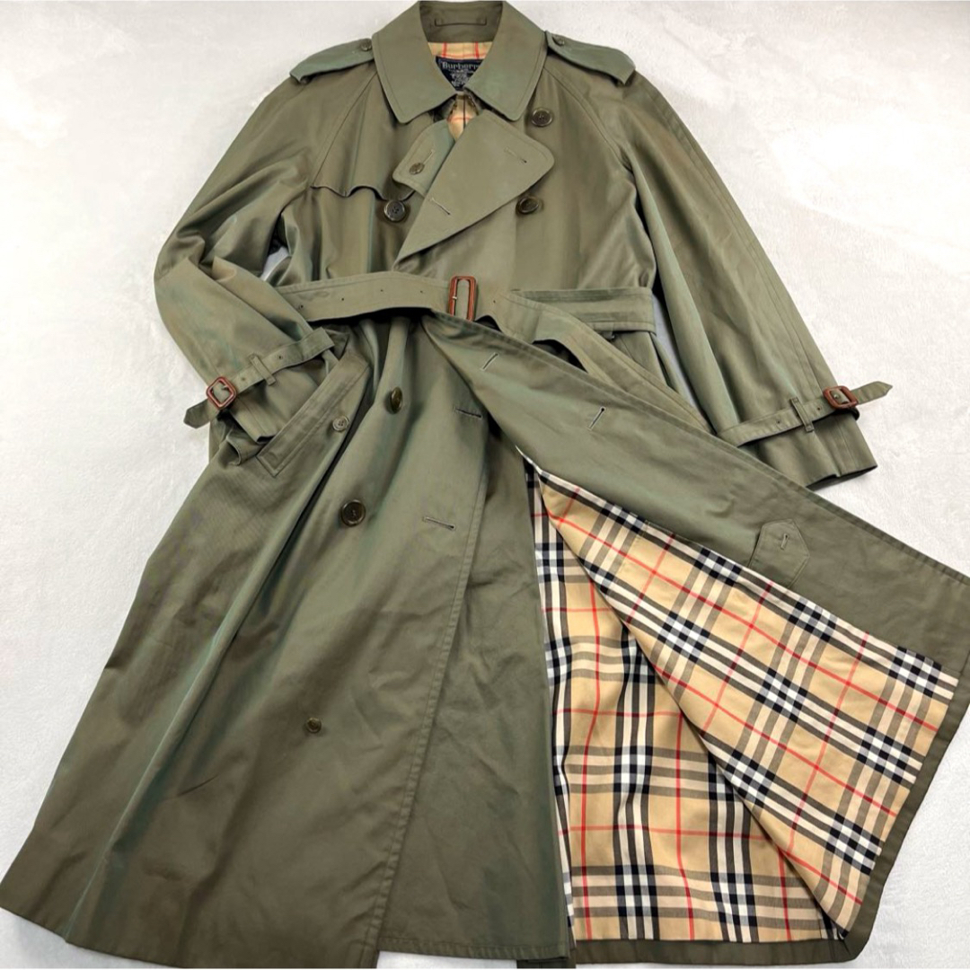 BURBERRY - 希少✨Burberrys 玉虫色 ダブル トレンチコート XL ノバ ...