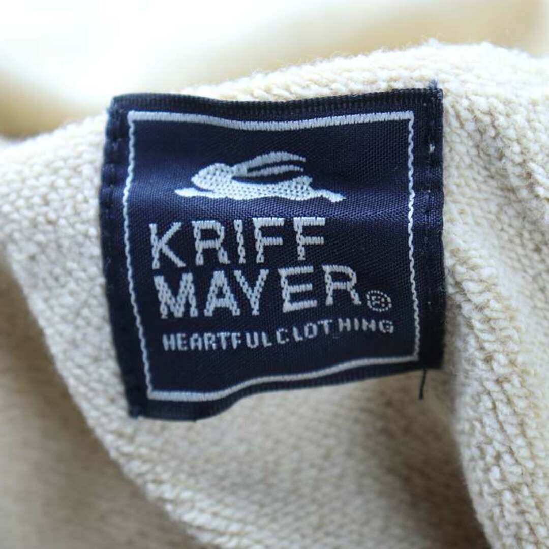 KRIFF MAYER(クリフメイヤー)のクリフメイア― パーカー フーディー 長袖 コットン100% トップス メンズ XLサイズ イエロー KRIFF MAYER メンズのトップス(パーカー)の商品写真