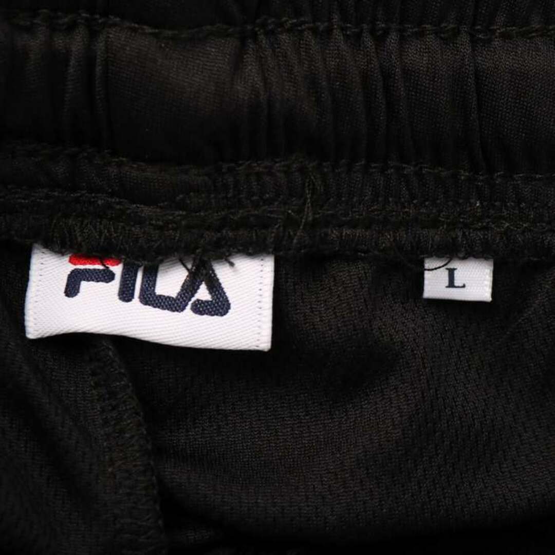 FILA(フィラ)のフィラ ロングパンツ ジャージパンツ スポーツウエア ボトムス 黒 レディース Lサイズ ブラック FILA レディースのパンツ(その他)の商品写真