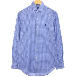 ラルフローレン(Ralph Lauren)の古着 ラルフローレン Ralph Lauren POLO RALPH LAUREN ギンガムチェック 長袖 コットンチェックシャツ レディースXS /eaa409999(シャツ/ブラウス(長袖/七分))