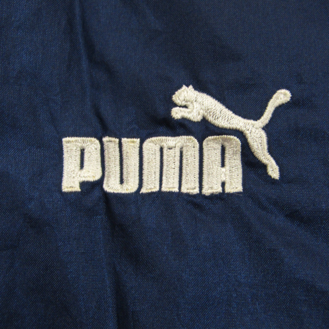 PUMA(プーマ)のプーマ ナイロンジャケット スポーツウエア アウター キッズ 男の子用 160サイズ ネイビー PUMA キッズ/ベビー/マタニティのキッズ服女の子用(90cm~)(ジャケット/上着)の商品写真