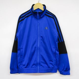 アディダス(adidas)のアディダス 長袖ジャージ ジップアップ スポーツウエア キッズ 男の子用 130サイズ ブルー adidas(その他)