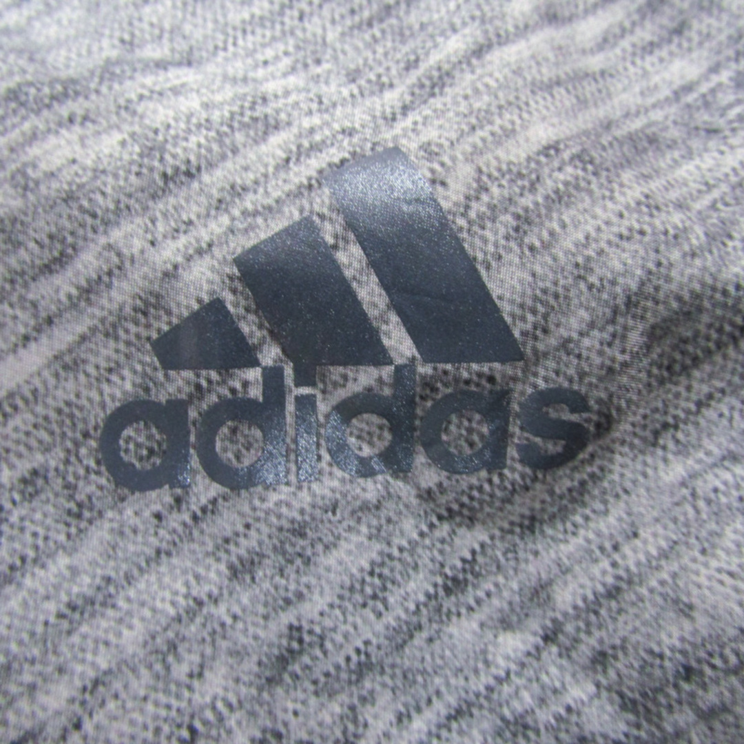 adidas(アディダス)のアディダス ナイロンジャケット ウィンドブレーカー アウター キッズ 男の子用 130サイズ ブラック×グレー adidas キッズ/ベビー/マタニティのキッズ服女の子用(90cm~)(ジャケット/上着)の商品写真