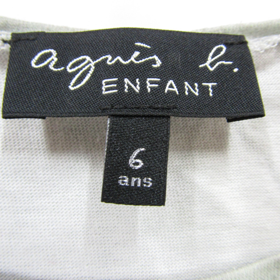 agnes b.(アニエスベー)のアニエスベー 半袖Tシャツ グラフィックT フォトグラフィー キッズ 男の子用 6ansサイズ グレー agnes b. キッズ/ベビー/マタニティのキッズ服男の子用(90cm~)(Tシャツ/カットソー)の商品写真