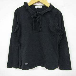 SONIA RYKIEL - ソニアリキエル カットソー 長袖Tシャツ フリル衿 キッズ 女の子用 120サイズ ブラック Sonia Rykiel