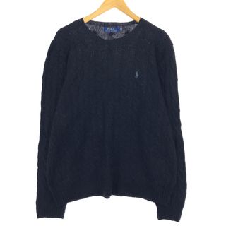 ラルフローレン(Ralph Lauren)の古着 ラルフローレン Ralph Lauren POLO RALPH LAUREN ウールニットセーター メンズL /eaa412961(ニット/セーター)