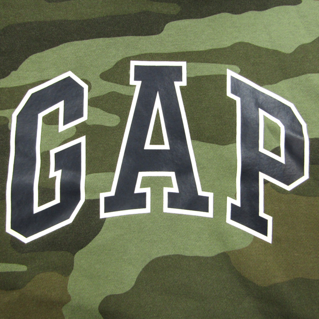 GAP(ギャップ)のギャップ 長袖パーカー スウェット スエット カモフラ柄 キッズ 男の子用 XLサイズ カーキ GAP キッズ/ベビー/マタニティのキッズ服女の子用(90cm~)(Tシャツ/カットソー)の商品写真