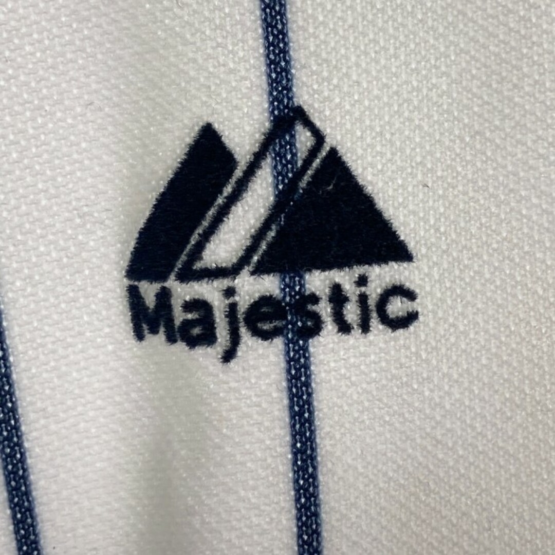 Majestic(マジェスティック)の★Majestic マジェスティック MLB メジャーリーグ ベースボール NEW YORK YANKEES ニューヨーク ヤンキース TANAKA 田中将大選手 19 HOME プレイヤー レプリカ ユニフォーム ホワイト sizeL メンズのトップス(Tシャツ/カットソー(半袖/袖なし))の商品写真