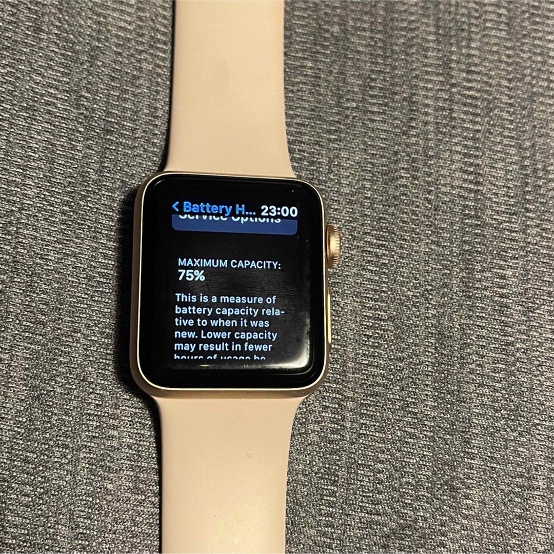 Apple Watch(アップルウォッチ)のバッテリー良！Apple Watch Series 3 38mm ピンク メンズの時計(腕時計(デジタル))の商品写真