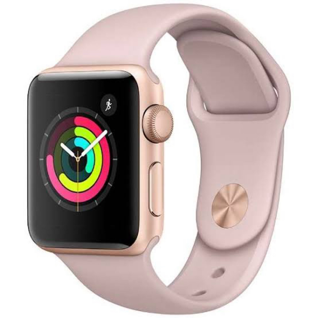 Apple Watch(アップルウォッチ)のバッテリー良！Apple Watch Series 3 38mm ピンク メンズの時計(腕時計(デジタル))の商品写真