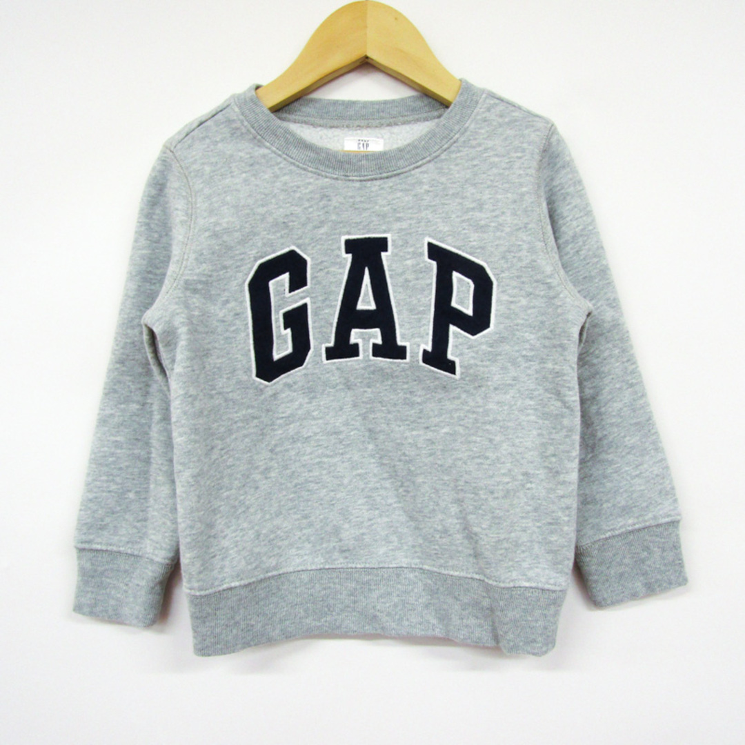 GAP(ギャップ)のギャップ 長袖スウェット スエット トレーナー キッズ 男の子用 100サイズ グレー GAP キッズ/ベビー/マタニティのキッズ服女の子用(90cm~)(その他)の商品写真