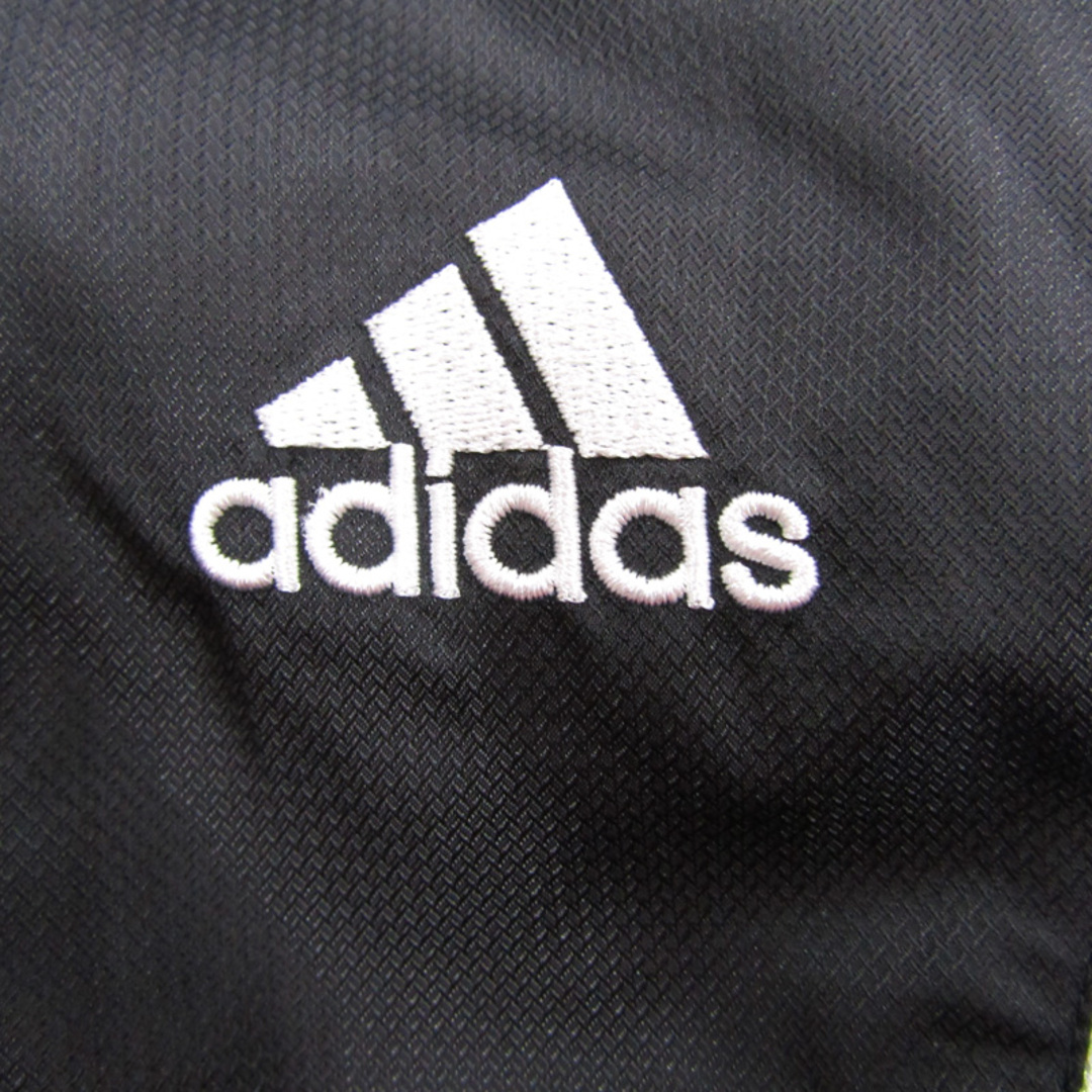adidas(アディダス)のアディダス ナイロンジャケット クライマプルーフ ジャンパー アウター キッズ 男の子用 150サイズ ブラック adidas キッズ/ベビー/マタニティのキッズ服女の子用(90cm~)(ジャケット/上着)の商品写真
