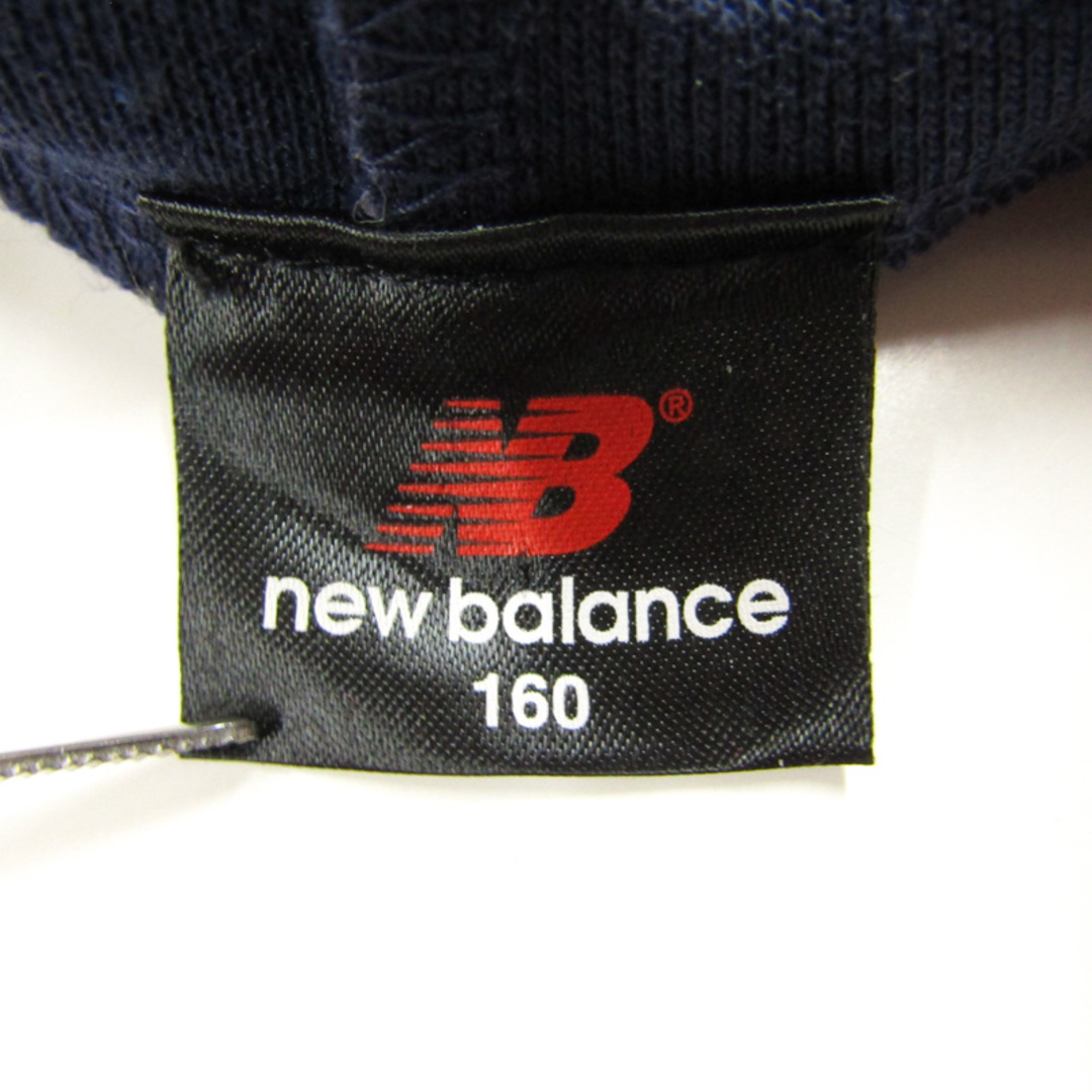 New Balance(ニューバランス)のニューバランス 長袖パーカー スウェット スエット スポーツウエア キッズ 男の子用 160サイズ ネイビー×レッド NEW BALANCE キッズ/ベビー/マタニティのキッズ服女の子用(90cm~)(Tシャツ/カットソー)の商品写真