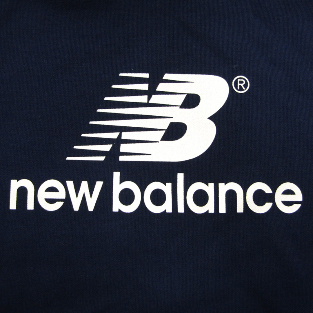 New Balance(ニューバランス)のニューバランス 長袖パーカー スウェット スエット スポーツウエア キッズ 男の子用 160サイズ ネイビー×レッド NEW BALANCE キッズ/ベビー/マタニティのキッズ服女の子用(90cm~)(Tシャツ/カットソー)の商品写真