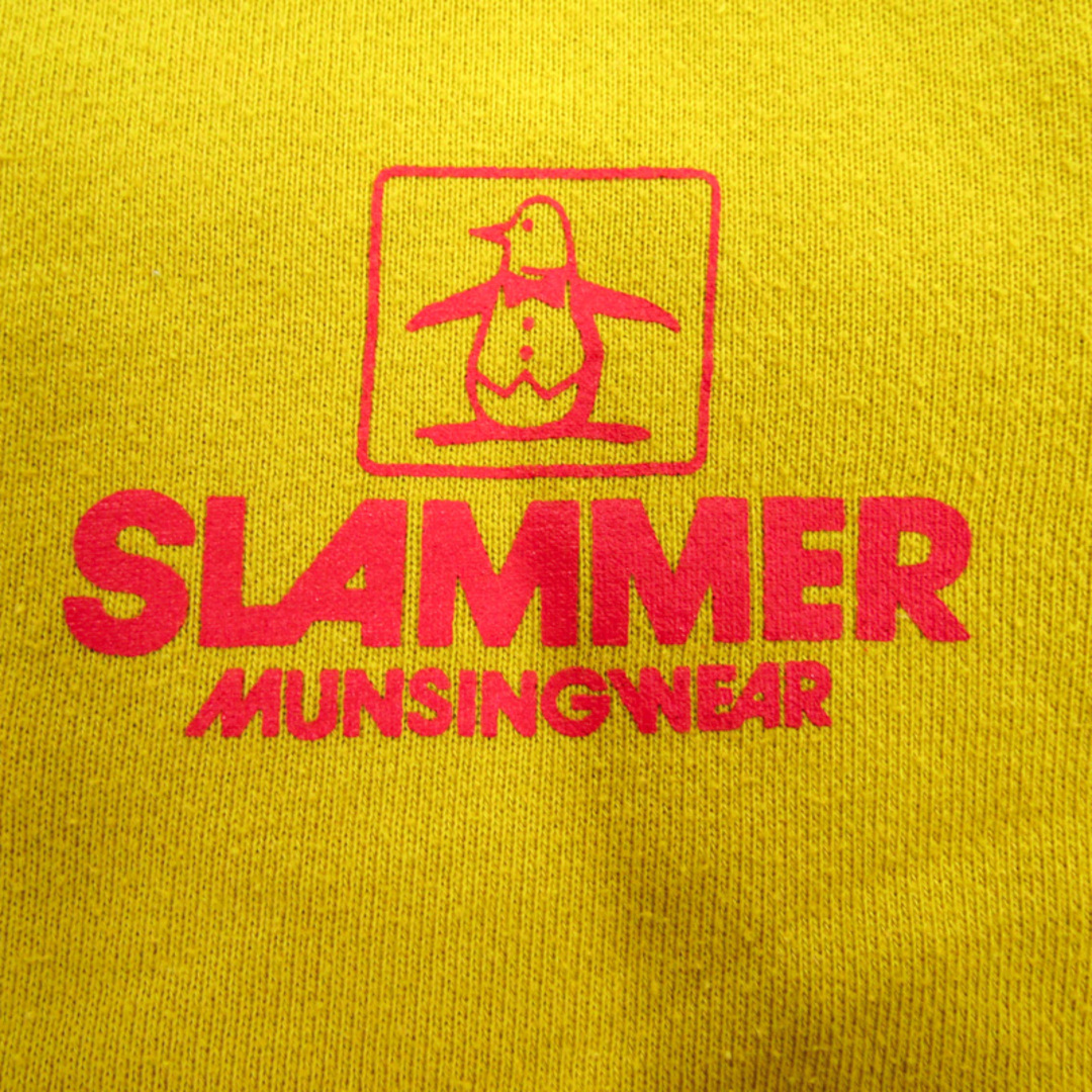 Munsingwear(マンシングウェア)のマンシングウェア 長袖スウェット スエット トレーナー SLAMMER キッズ 男の子用 110サイズ イエロー Munsing wear キッズ/ベビー/マタニティのキッズ服女の子用(90cm~)(その他)の商品写真