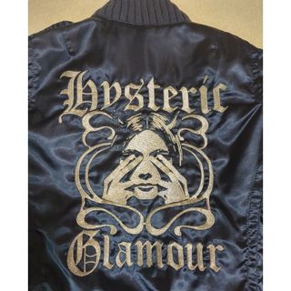 ヒステリックグラマー(HYSTERIC GLAMOUR)のヒステリックグラマー　美品デビルガール刺繍ブルゾン(ブルゾン)