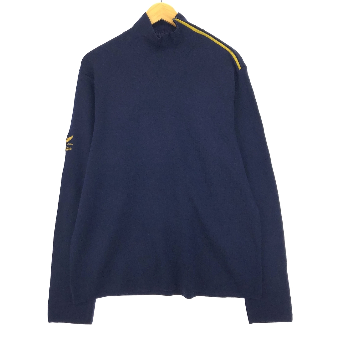 Ralph Lauren(ラルフローレン)の古着 ラルフローレン Ralph Lauren POLO by Ralph Lauren ウールニットハーフジップセーター メンズXL /eaa412955 メンズのトップス(ニット/セーター)の商品写真