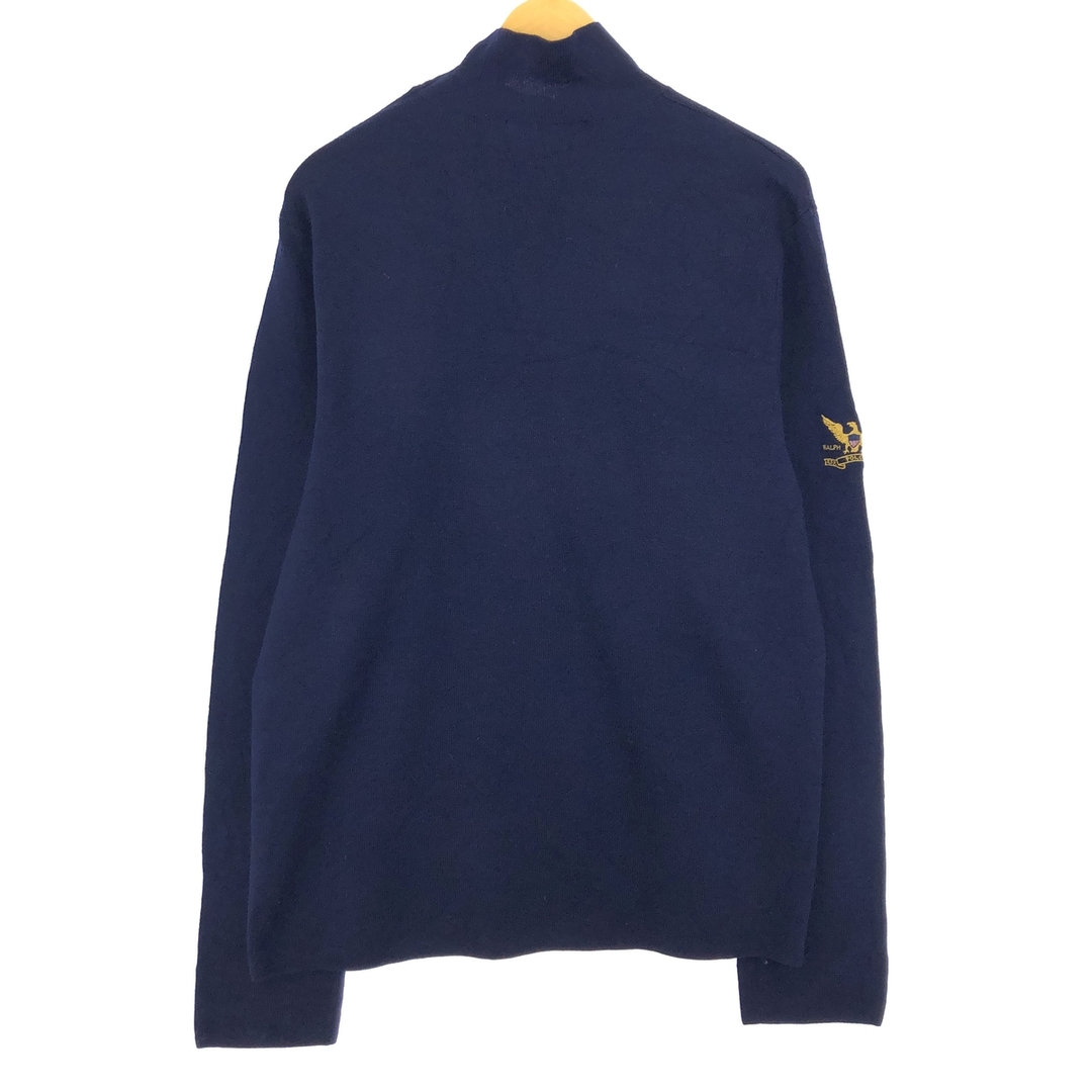 Ralph Lauren(ラルフローレン)の古着 ラルフローレン Ralph Lauren POLO by Ralph Lauren ウールニットハーフジップセーター メンズXL /eaa412955 メンズのトップス(ニット/セーター)の商品写真