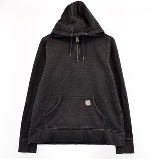 カーハート(carhartt)の古着 カーハート Carhartt スウェットハーフジップパーカー レディースM /eaa379128(トレーナー/スウェット)