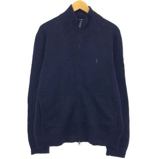 ラルフローレン(Ralph Lauren)の古着 ラルフローレン Ralph Lauren POLO by Ralph Lauren ドライバーズニットセーター メンズL /eaa412956(ニット/セーター)