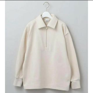 ロク(6 (ROKU))の＜6(ROKU)＞ COTTON URAKE HALF ZIP PULLOVER(トレーナー/スウェット)