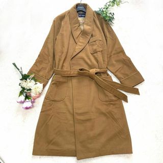 美品 オースチンリード ガウンコート キャメル カシミヤ ベルト マキシ丈 M(ガウンコート)