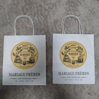 マリアージュフレール(マリアージュ フレール)のMARIAGE FRERES マリアージュフレール 紙袋2枚【美品・送料込】(ショップ袋)