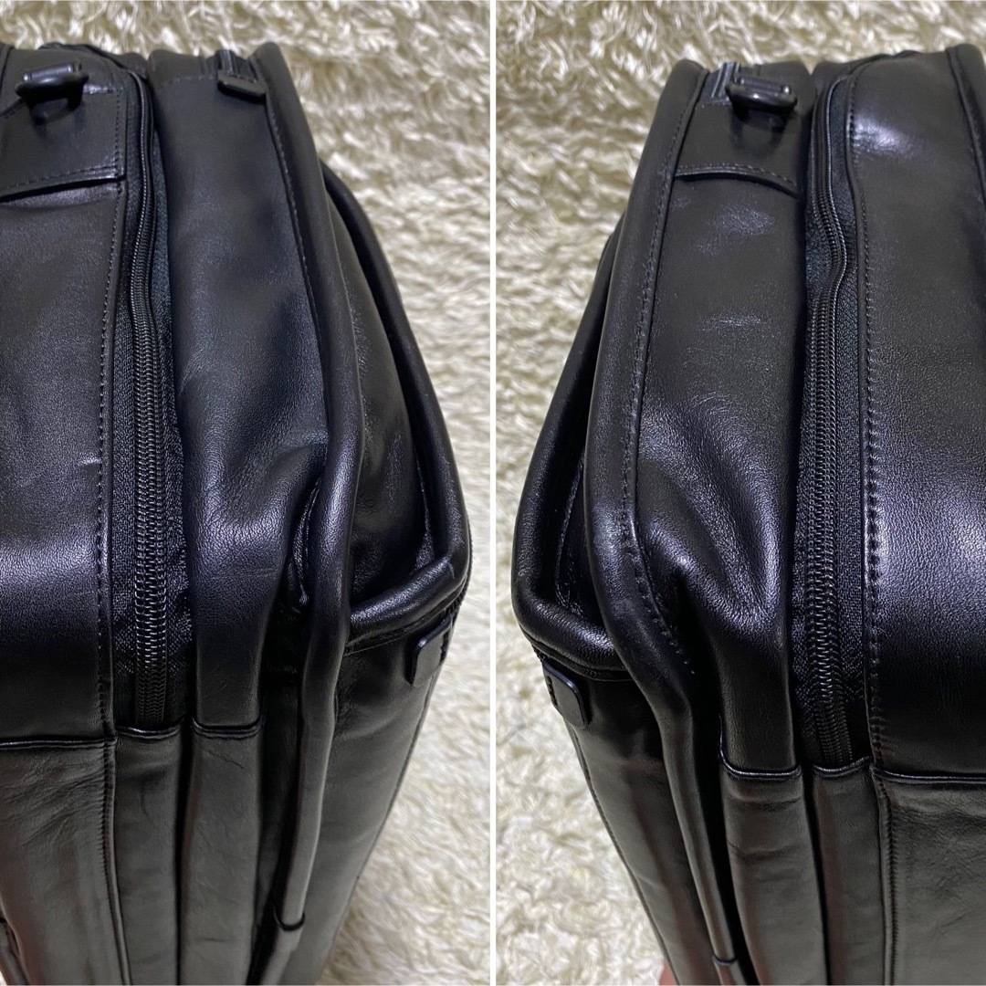 TUMI(トゥミ)の✨極美品✨TUMI ブリーフケース オーガナイザー 2way  オールレザー 黒 メンズのバッグ(ビジネスバッグ)の商品写真