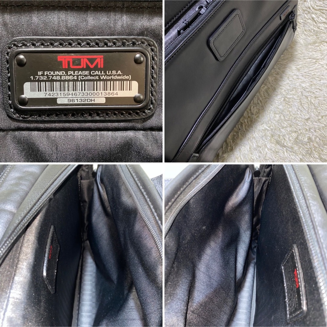 TUMI(トゥミ)の✨極美品✨TUMI ブリーフケース オーガナイザー 2way  オールレザー 黒 メンズのバッグ(ビジネスバッグ)の商品写真