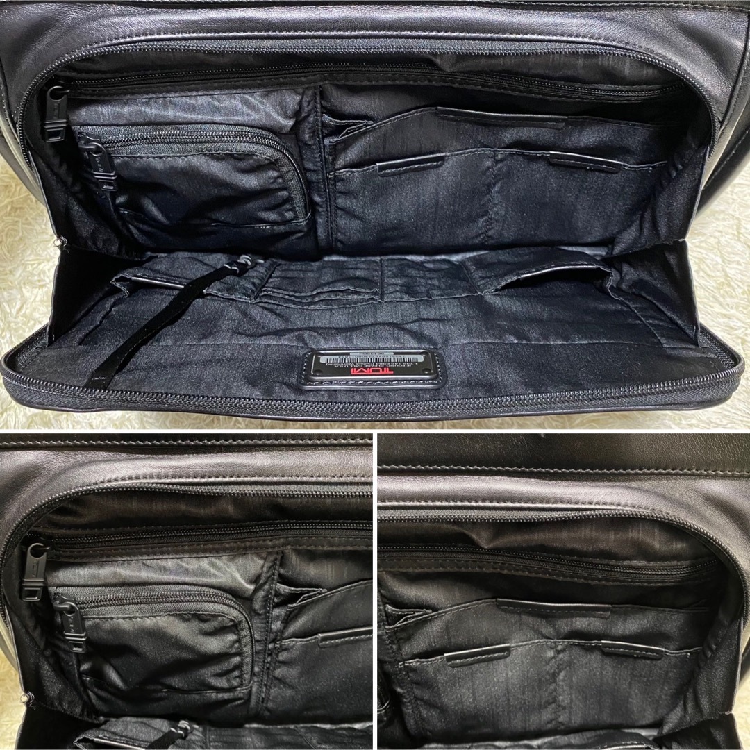 TUMI(トゥミ)の✨極美品✨TUMI ブリーフケース オーガナイザー 2way  オールレザー 黒 メンズのバッグ(ビジネスバッグ)の商品写真