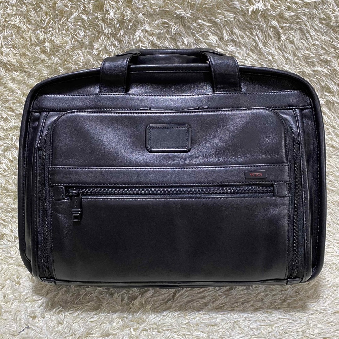 TUMI(トゥミ)の✨極美品✨TUMI ブリーフケース オーガナイザー 2way  オールレザー 黒 メンズのバッグ(ビジネスバッグ)の商品写真