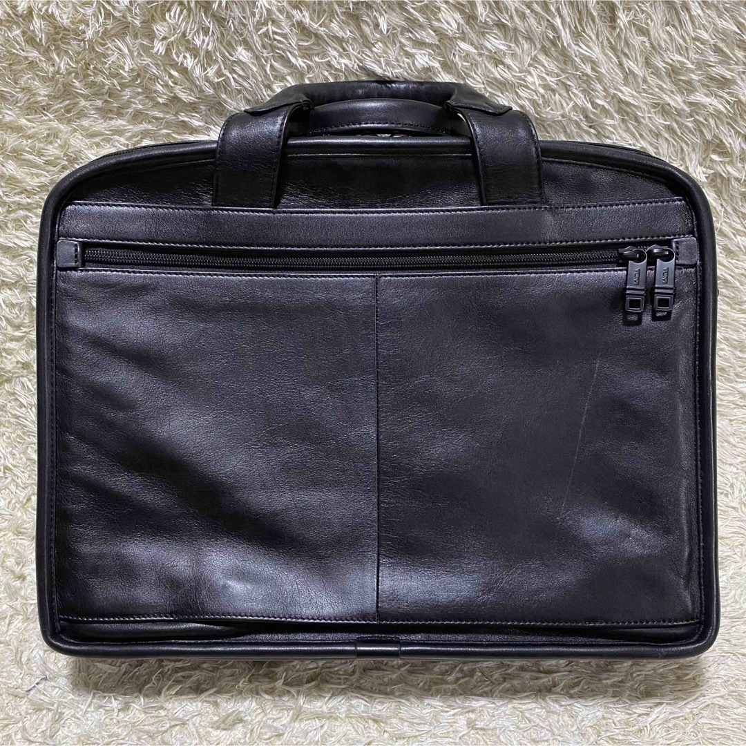 TUMI(トゥミ)の✨極美品✨TUMI ブリーフケース オーガナイザー 2way  オールレザー 黒 メンズのバッグ(ビジネスバッグ)の商品写真