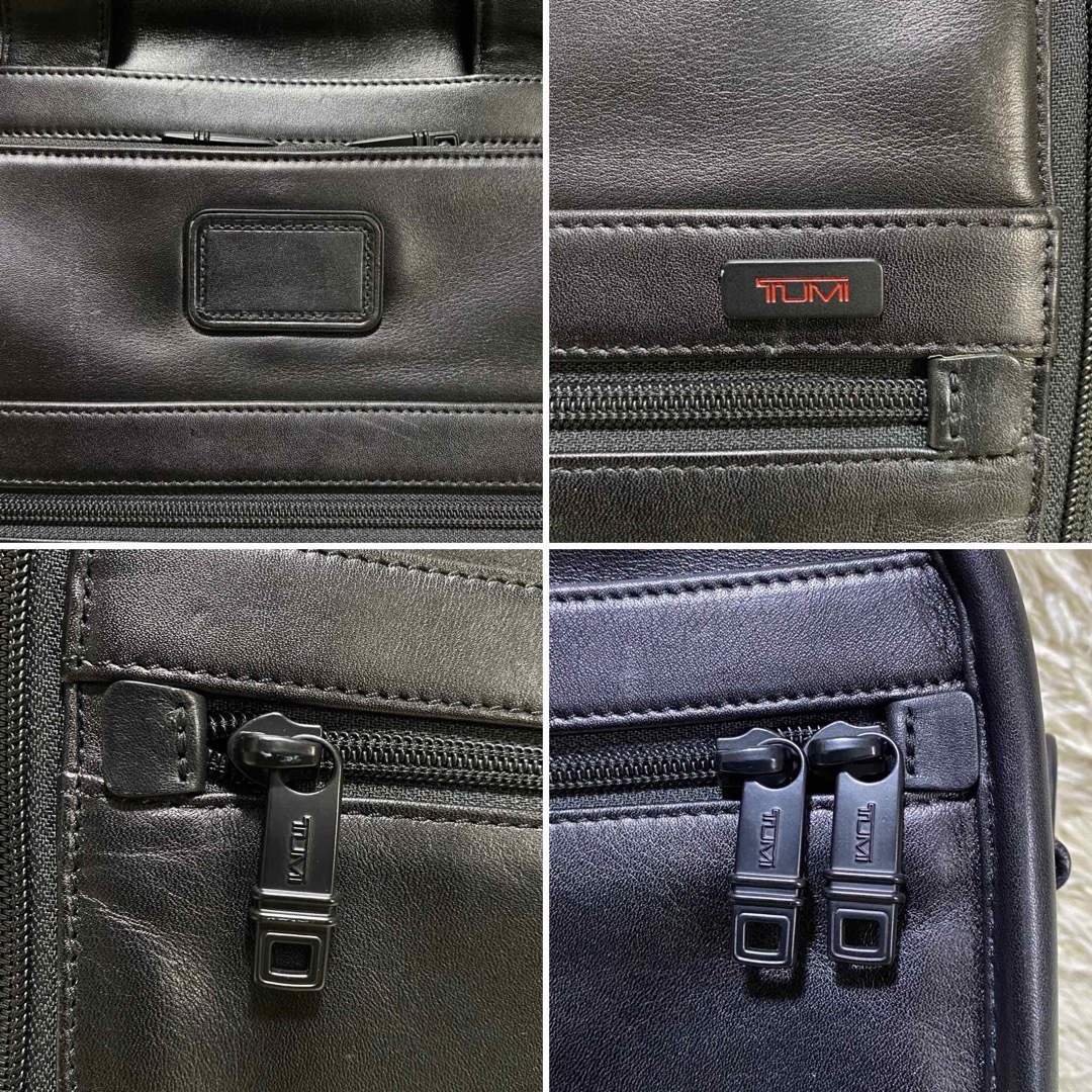 TUMI(トゥミ)の✨極美品✨TUMI ブリーフケース オーガナイザー 2way  オールレザー 黒 メンズのバッグ(ビジネスバッグ)の商品写真