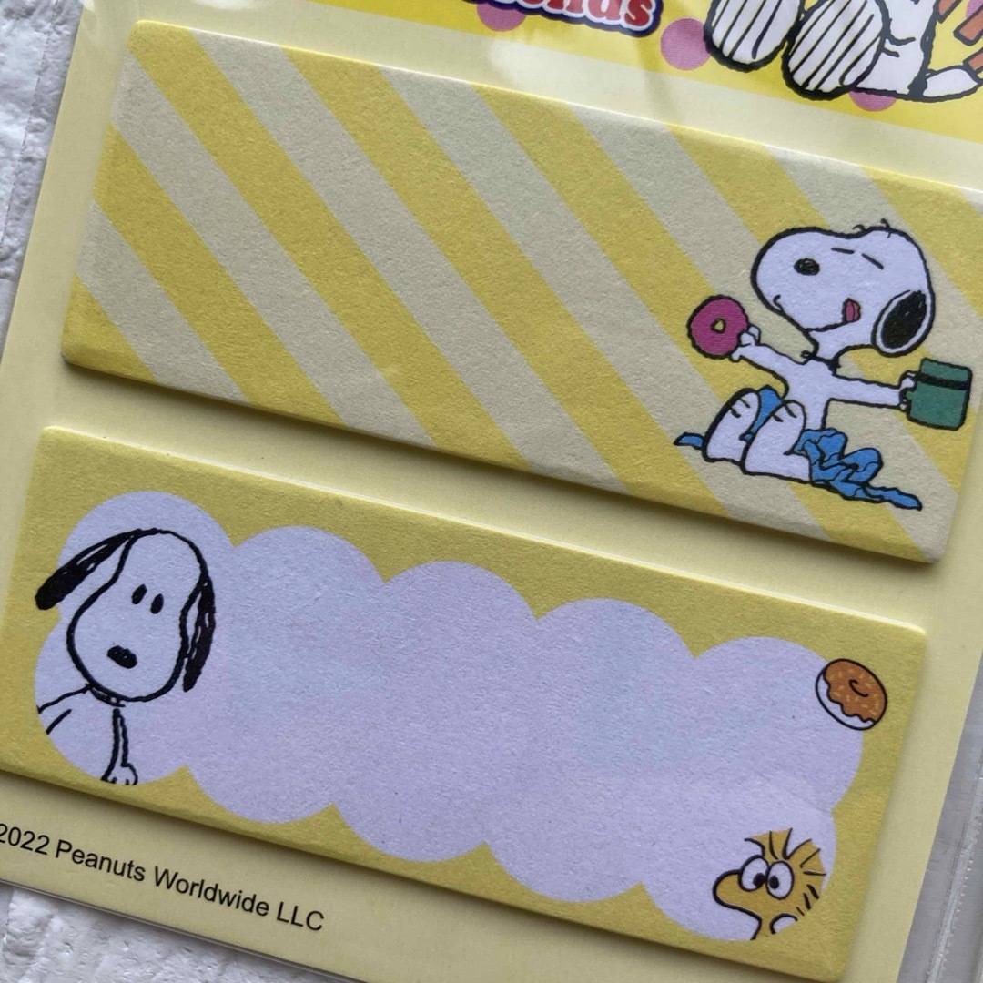 SNOOPY(スヌーピー)の【6種】スヌーピー 付箋 インテリア/住まい/日用品の文房具(ノート/メモ帳/ふせん)の商品写真