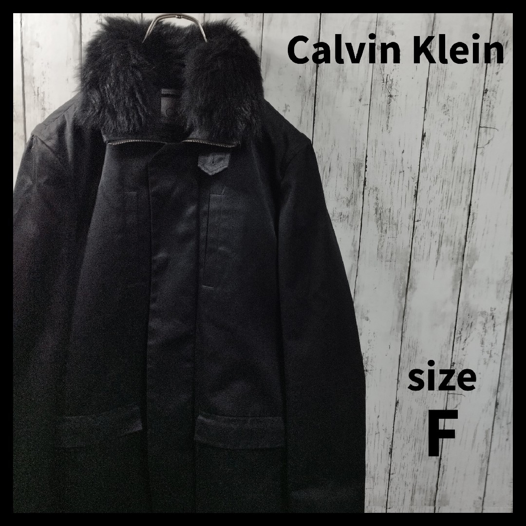 Calvin Klein(カルバンクライン)の【Calvin Klein】Mid Length Coat　D16 メンズのジャケット/アウター(ステンカラーコート)の商品写真