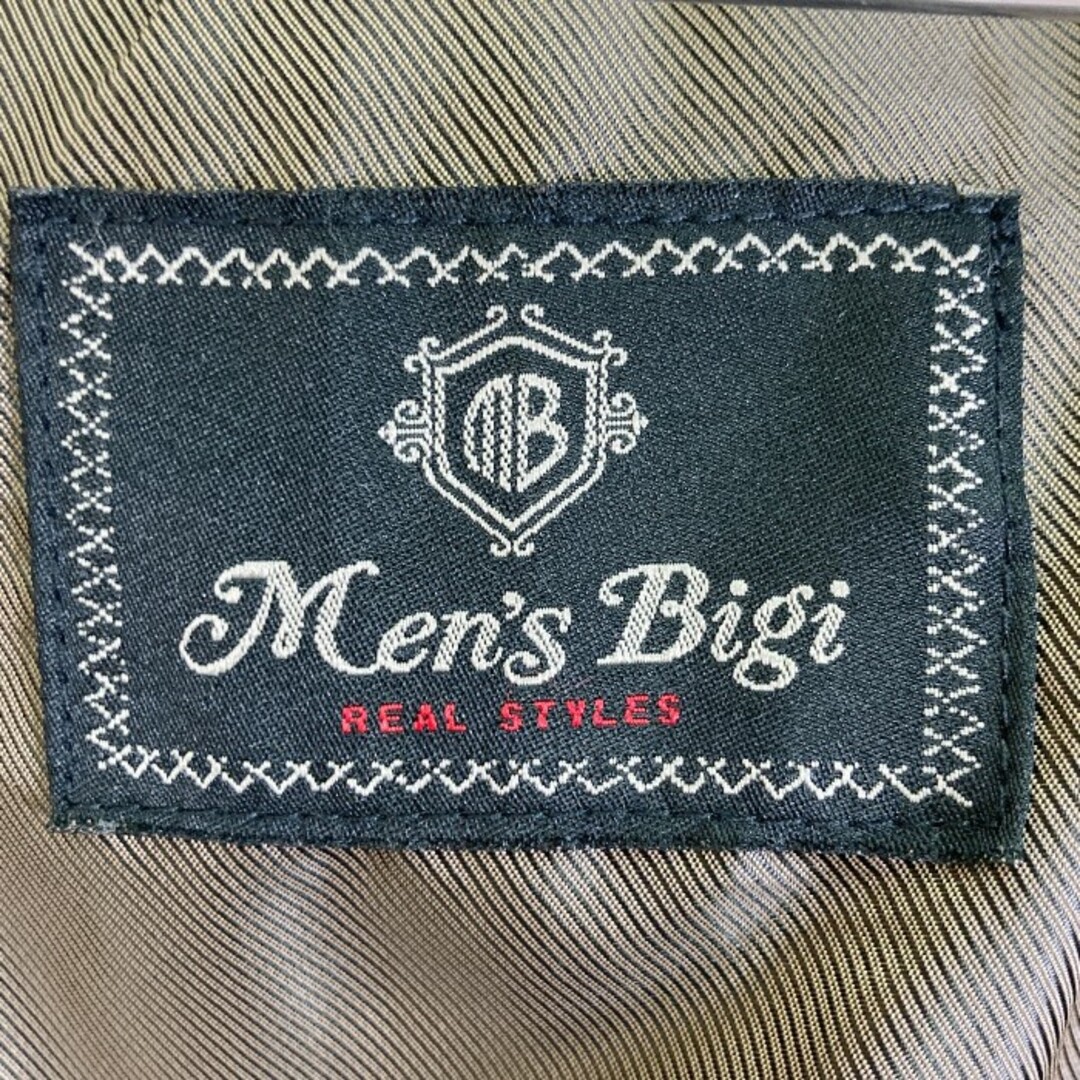 MEN'S BIGI(メンズビギ)の★MEN’S BIGI メンズビギ ライダース シングルライダース レザージャケット 羊革 ラムレザー ブラウン size1 メンズのジャケット/アウター(レザージャケット)の商品写真